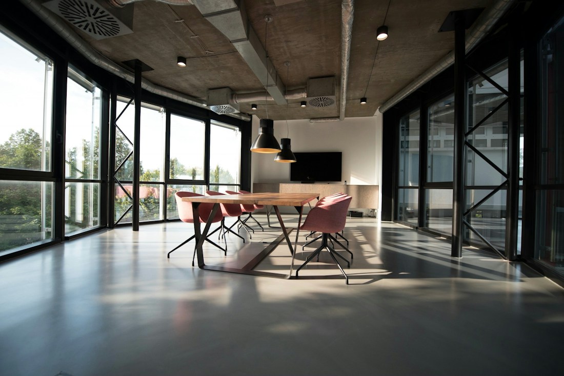 Commercial building and office environment